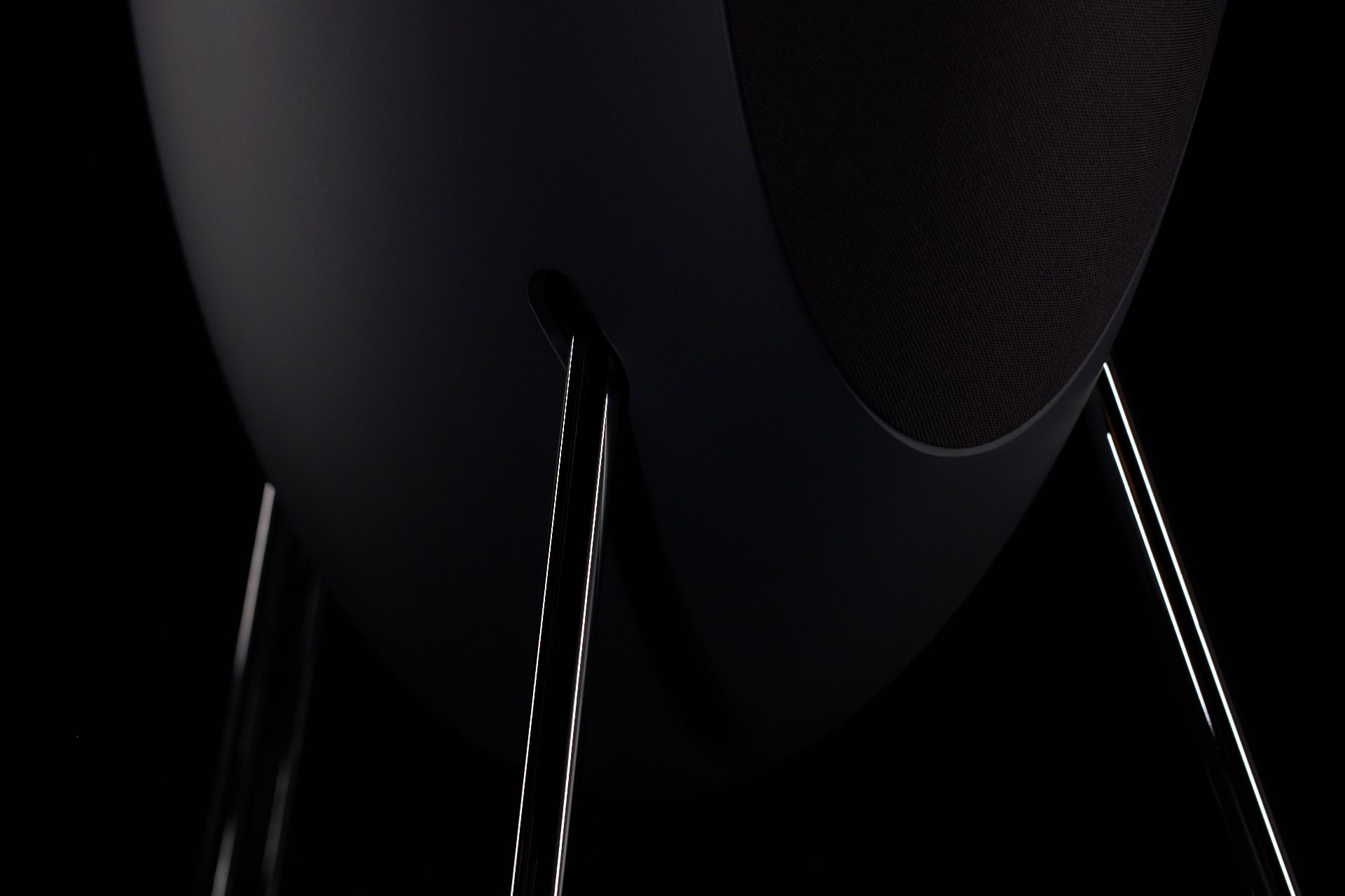 Musegg speaker stand detail
